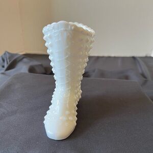 Fenton Milk Glass Boot